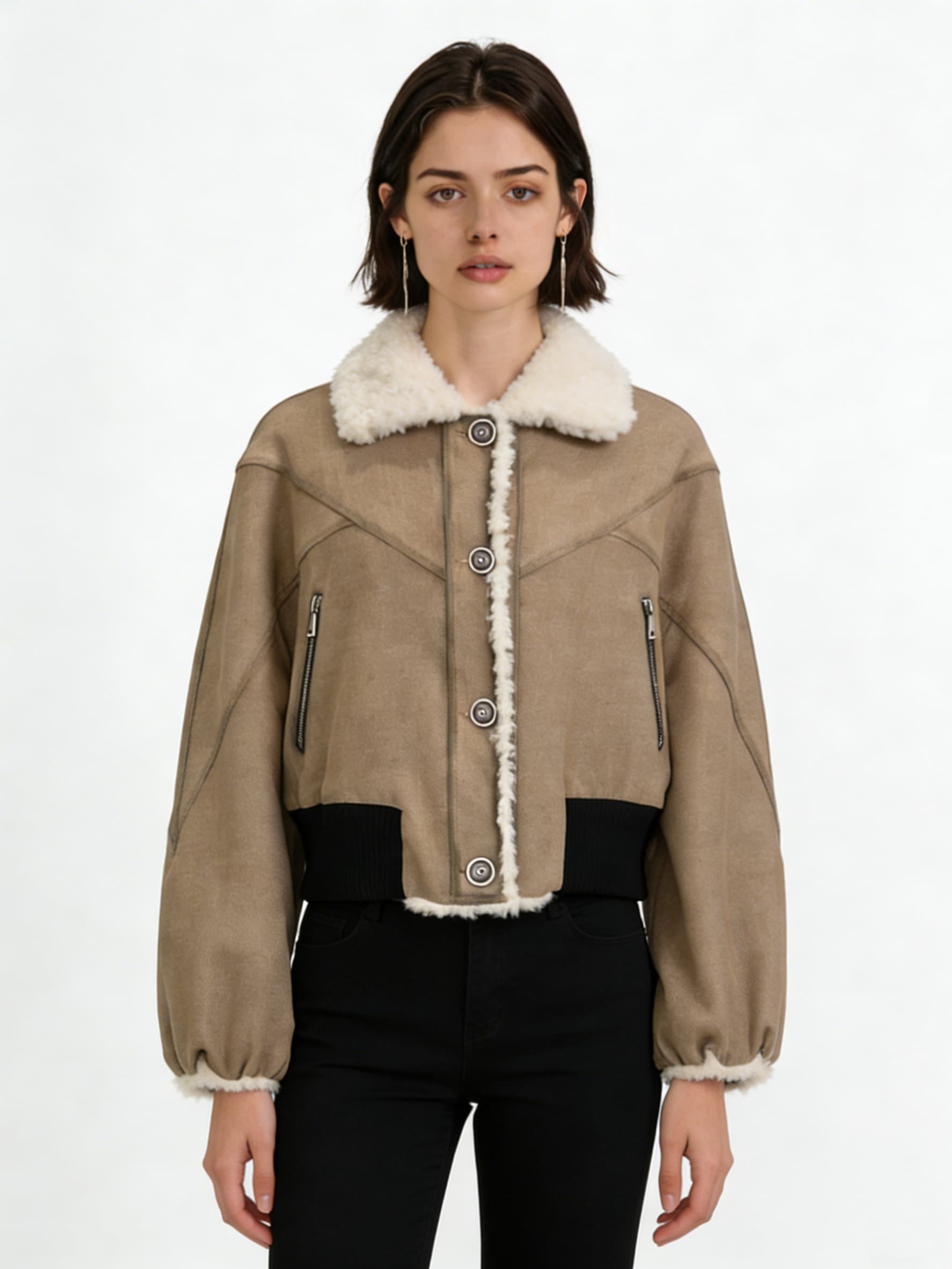 Denim Fur Reversible