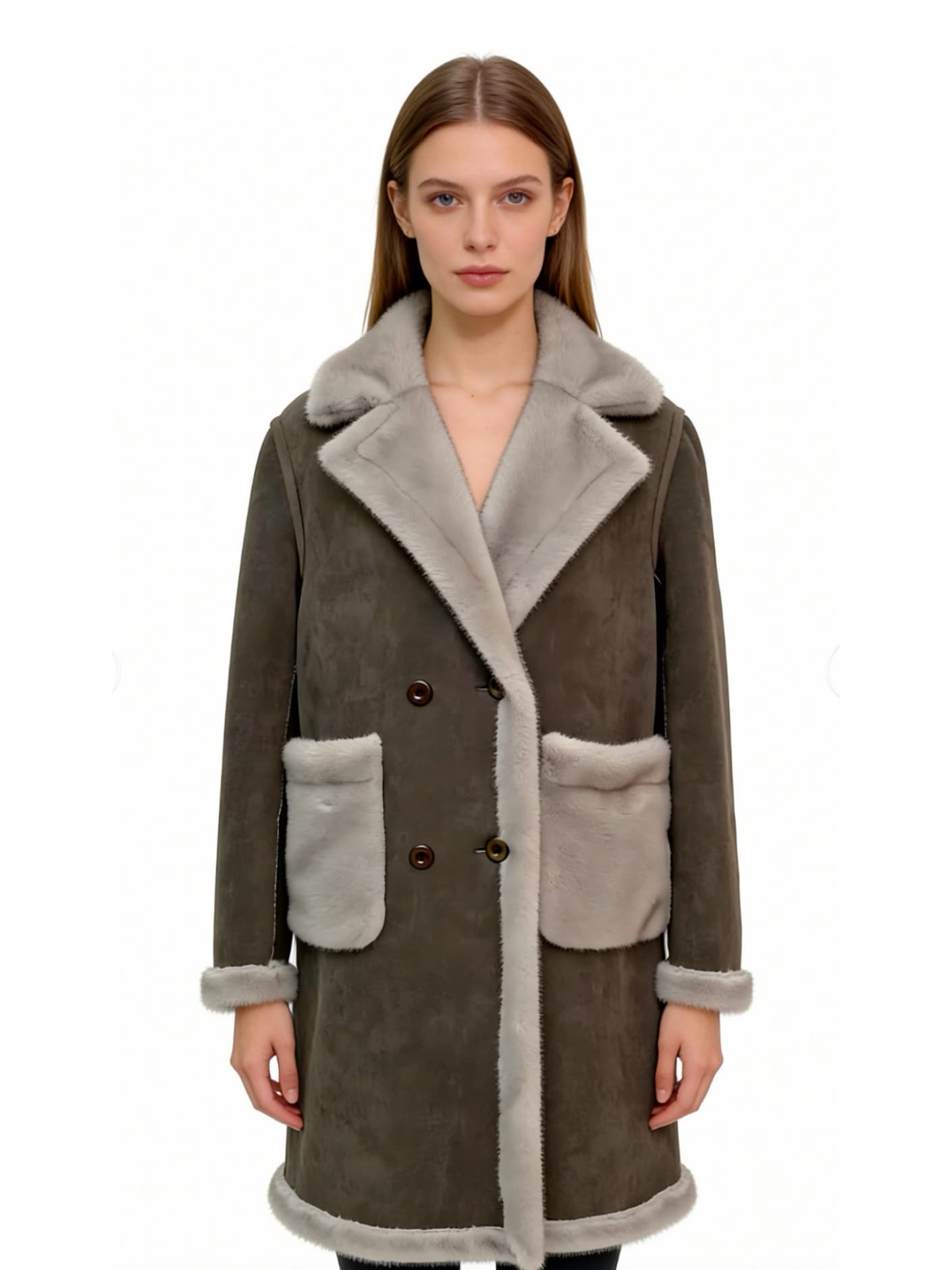 Gray Reversible Coat JC25015