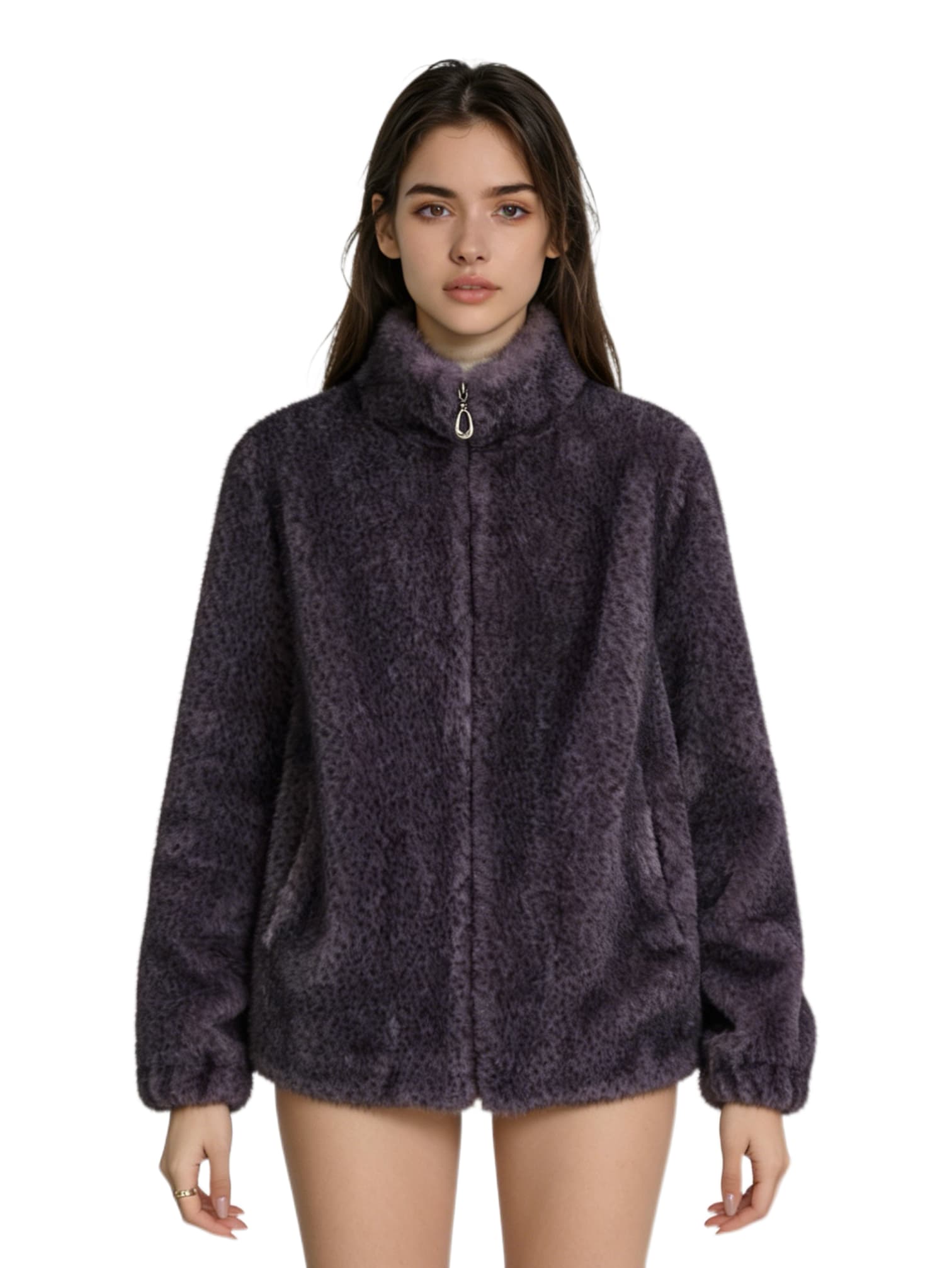 Purple Fur Jacket