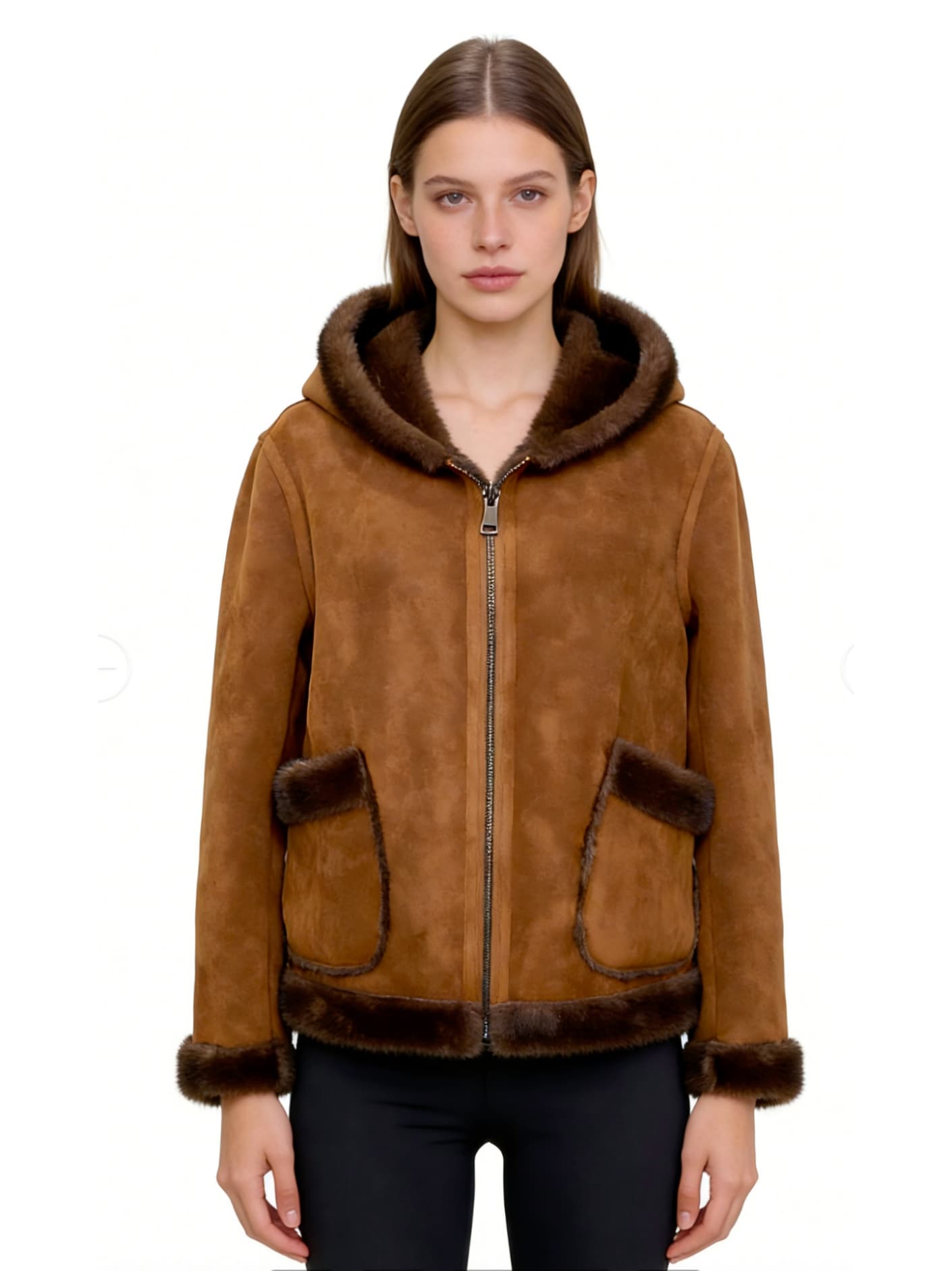 Brown Leather Reversible JC60302-1